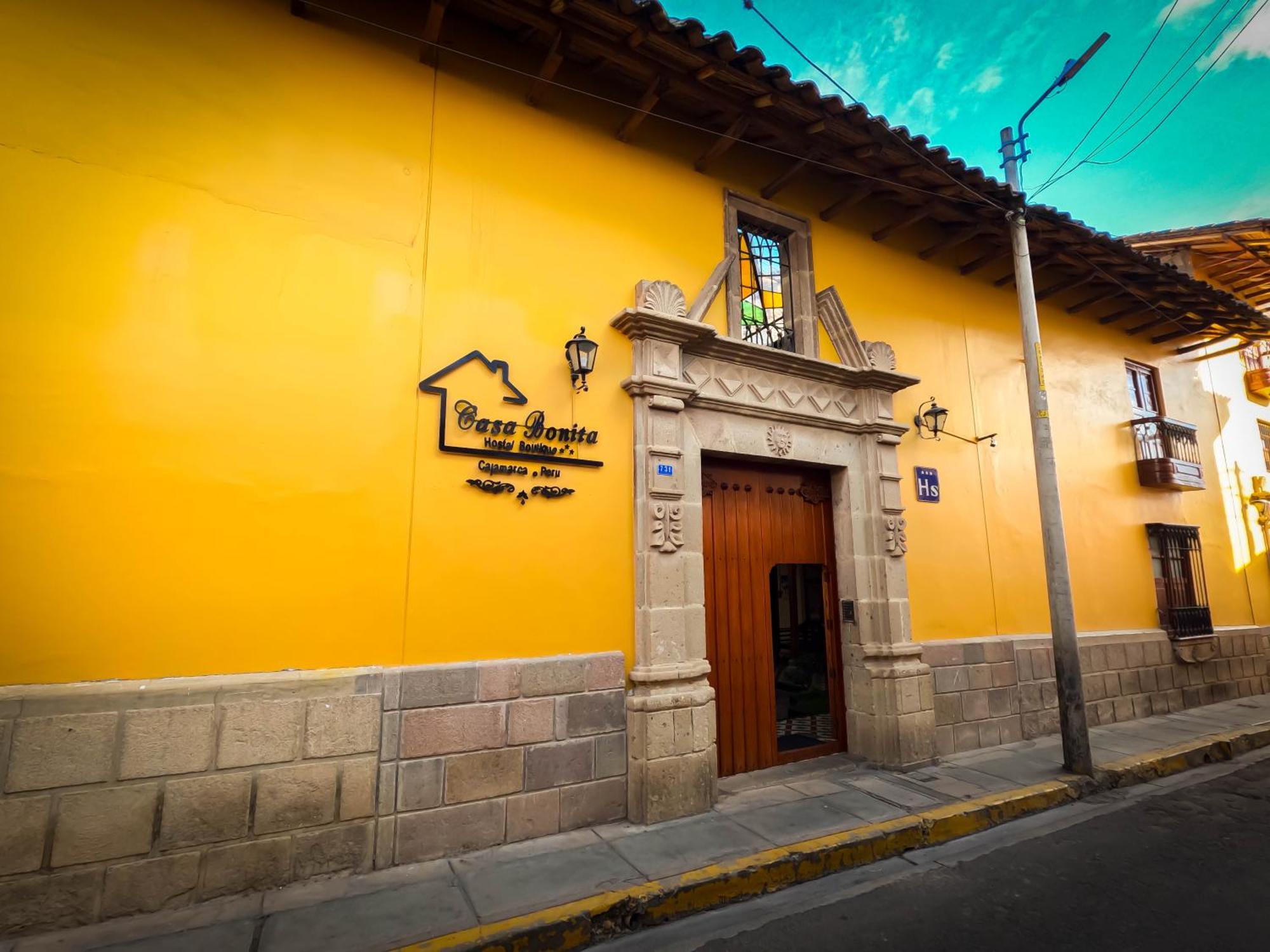 Casa Bonita Colonial Hotel Cajamarca Bagian luar foto